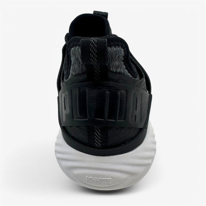 PUMA Ignite Pwradapt Caged Black Silver Mens Wide Waterproof Golf Shoes