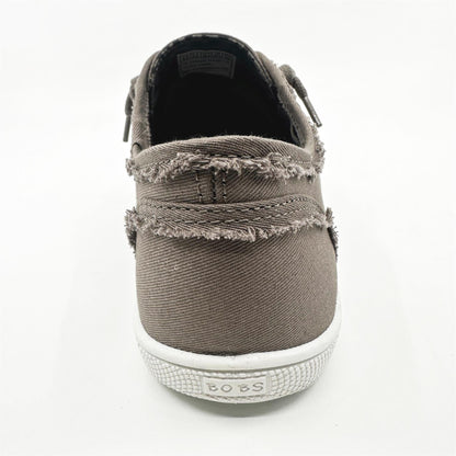 Skechers Bobs B Cute Taupe Womens Wide Slip On Sneakers