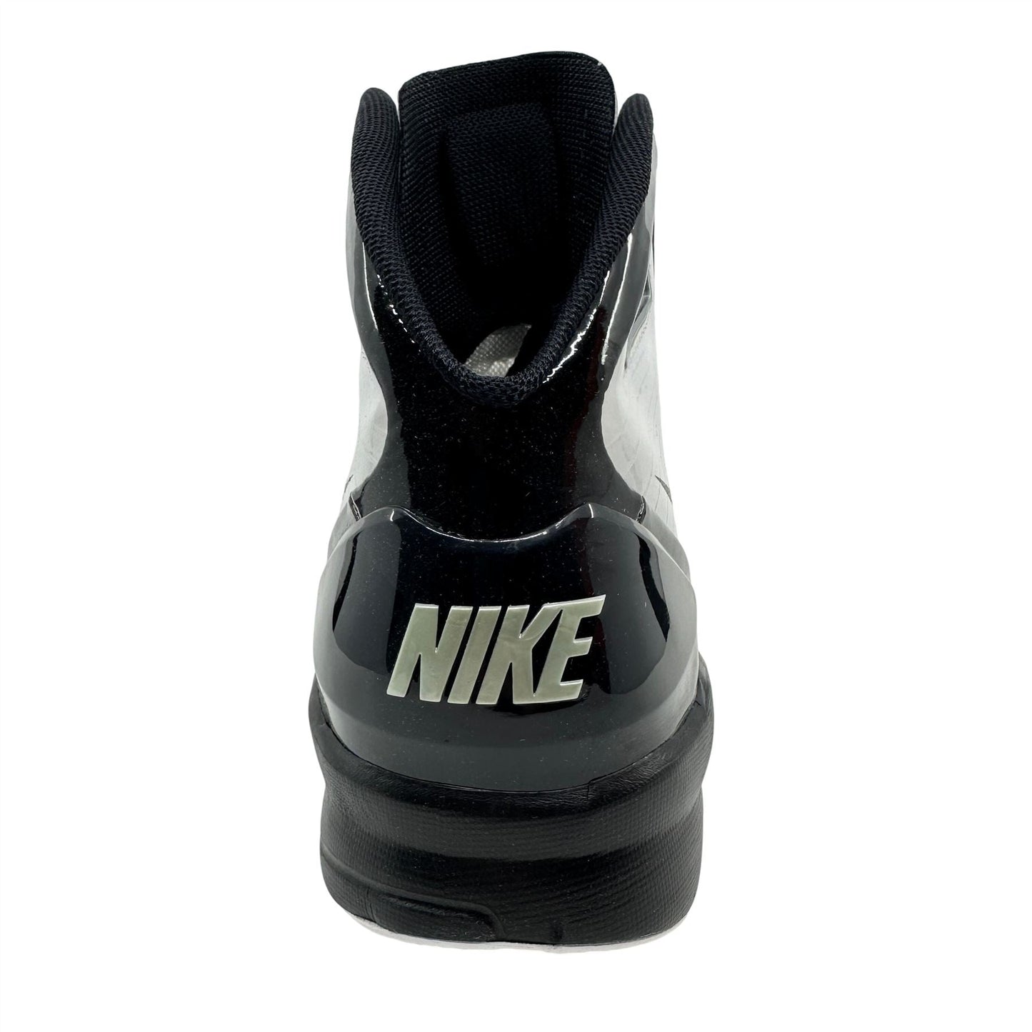 Nike Hyperdunk 2010 White Black Metallic Silver Mens Size 11 Athletic Sneaker