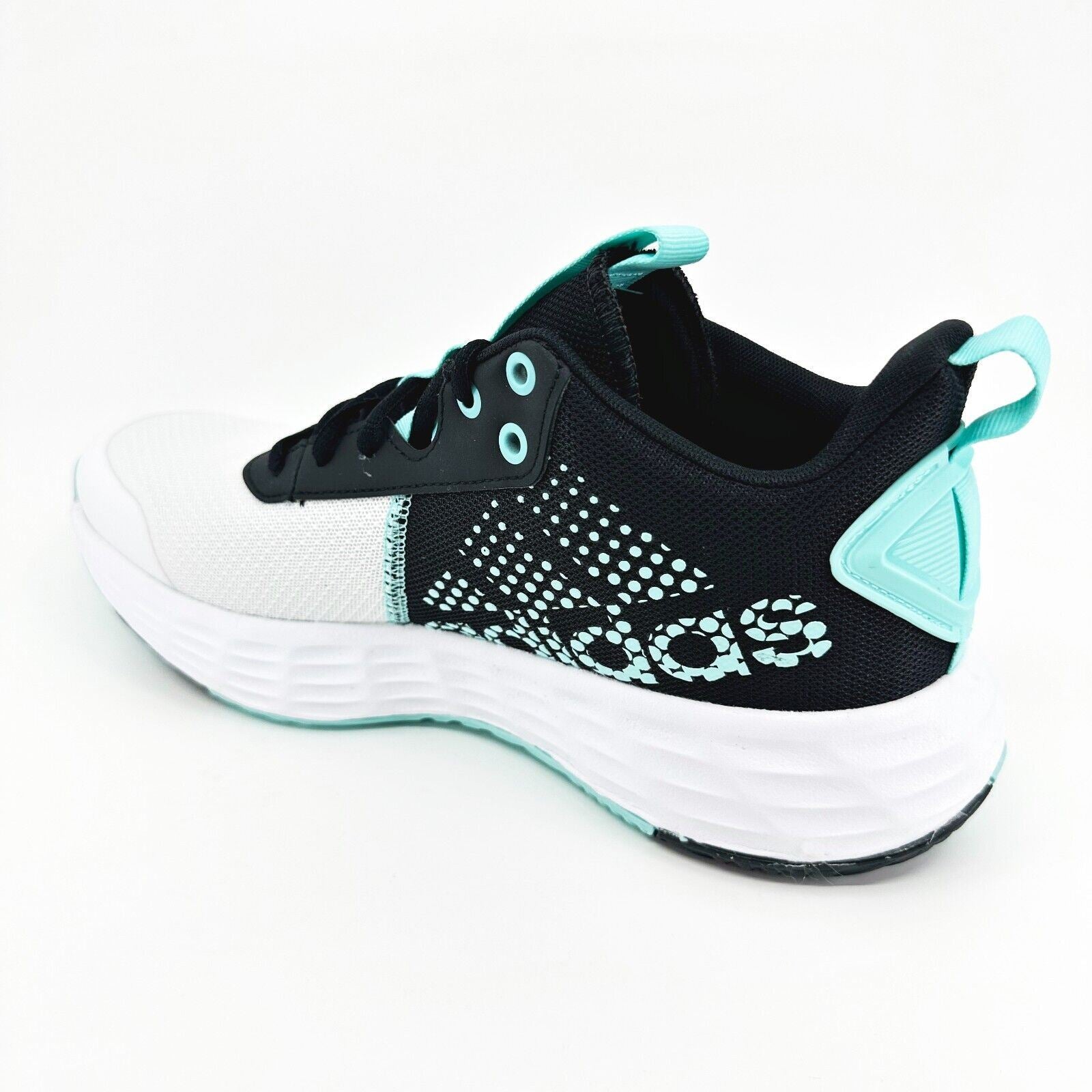 Adidas Own The Game 2.0 White Aqua Black Mens Basketball Shoes IF2687