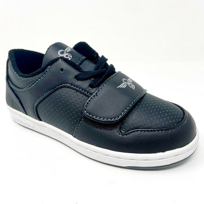 Creative Recreation Cesario Lo Black Teal Perf Youth Kids Sneakers