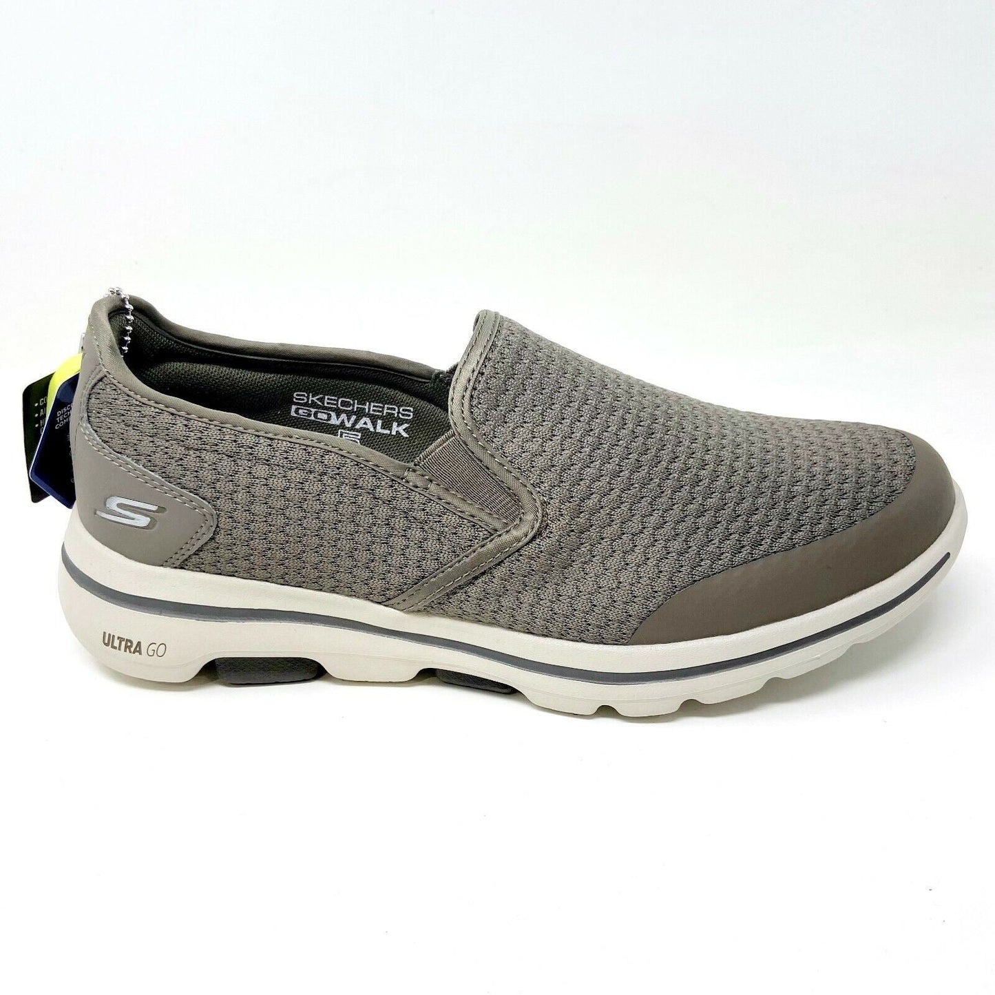 Skechers Go Walk 5 Apprize Khaki Mens Casual Walking Shoes