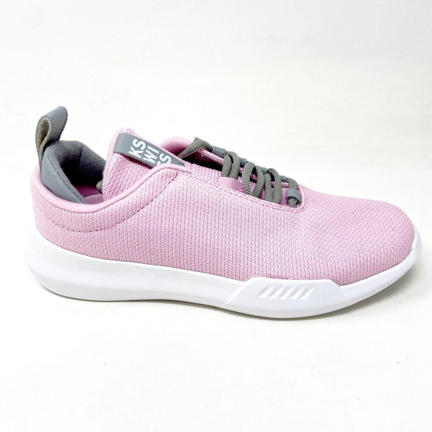 K-Swiss Gen-K Icon Knit Pinkland Gray White Kids Girls Casual Sneakers 85578 674
