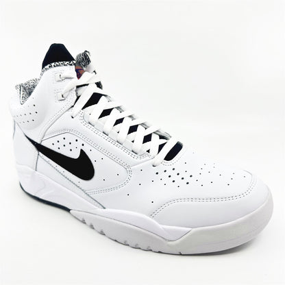 Nike Air Flight Lite Mid White Black Mens Athletic Sneaker