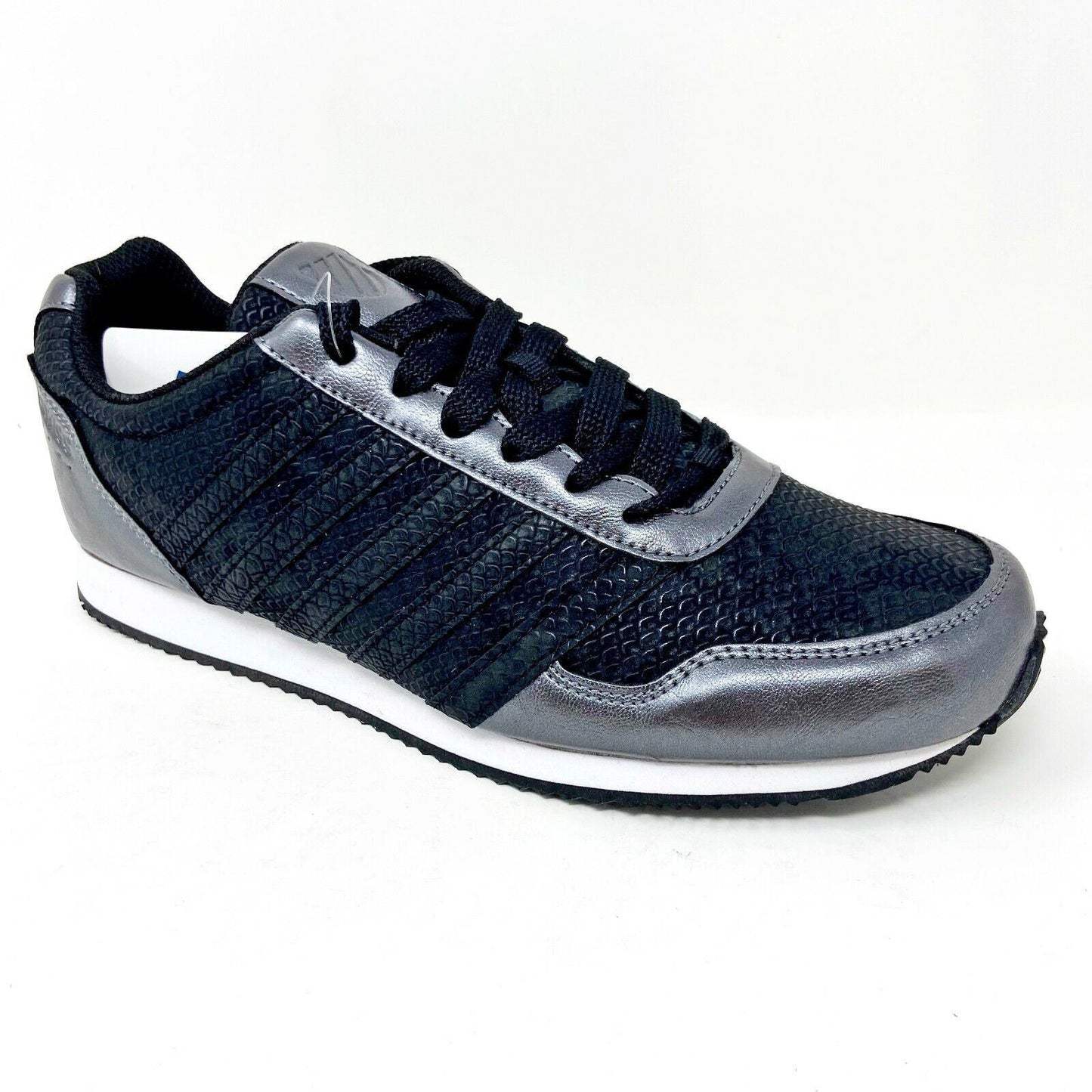 K-Swiss New Haven Snake CMF Black White Womens Size 8.5 Sneakers 95115 002