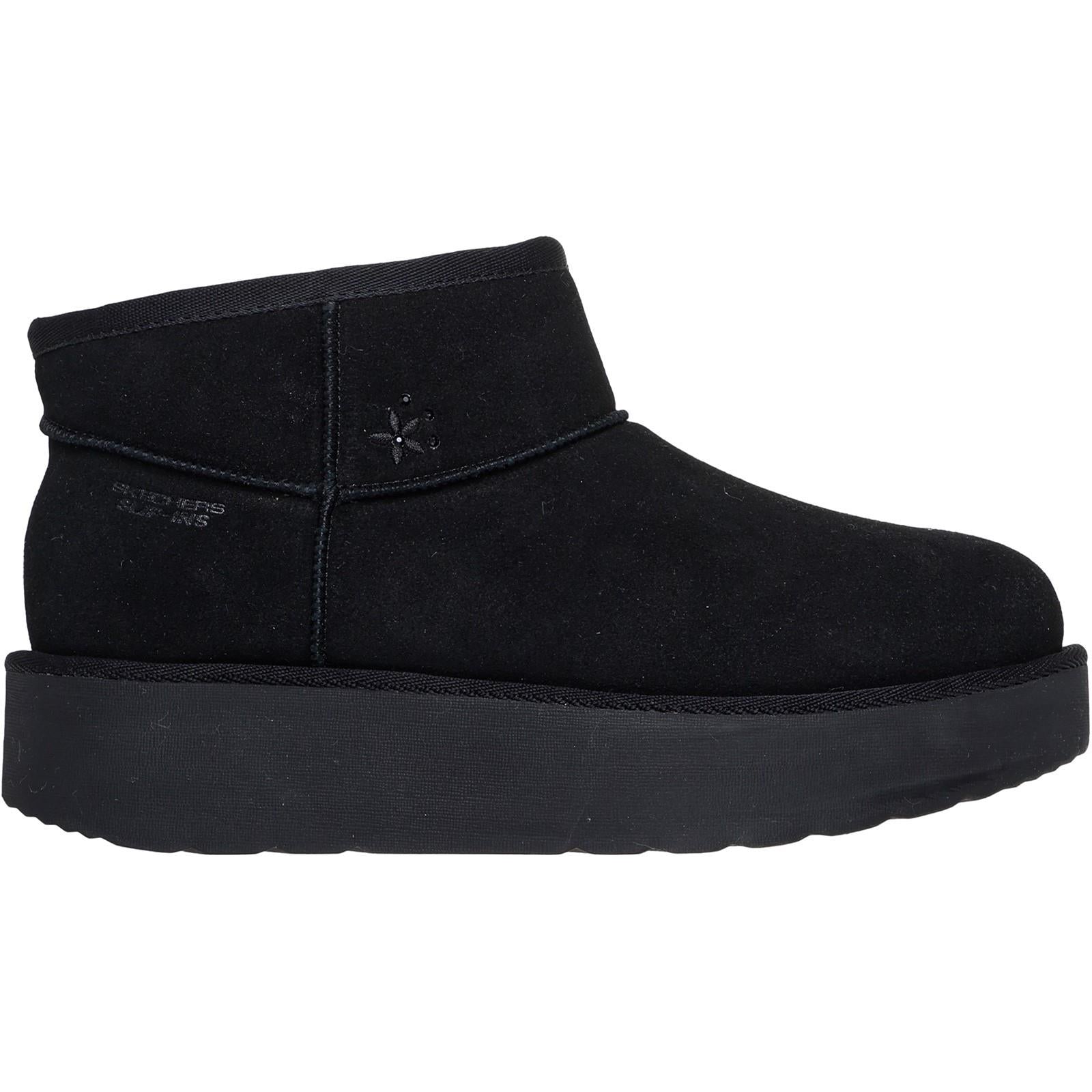 Women's Wide Fit Skechers 169143 Slip-ins Keep Cozy Boots
