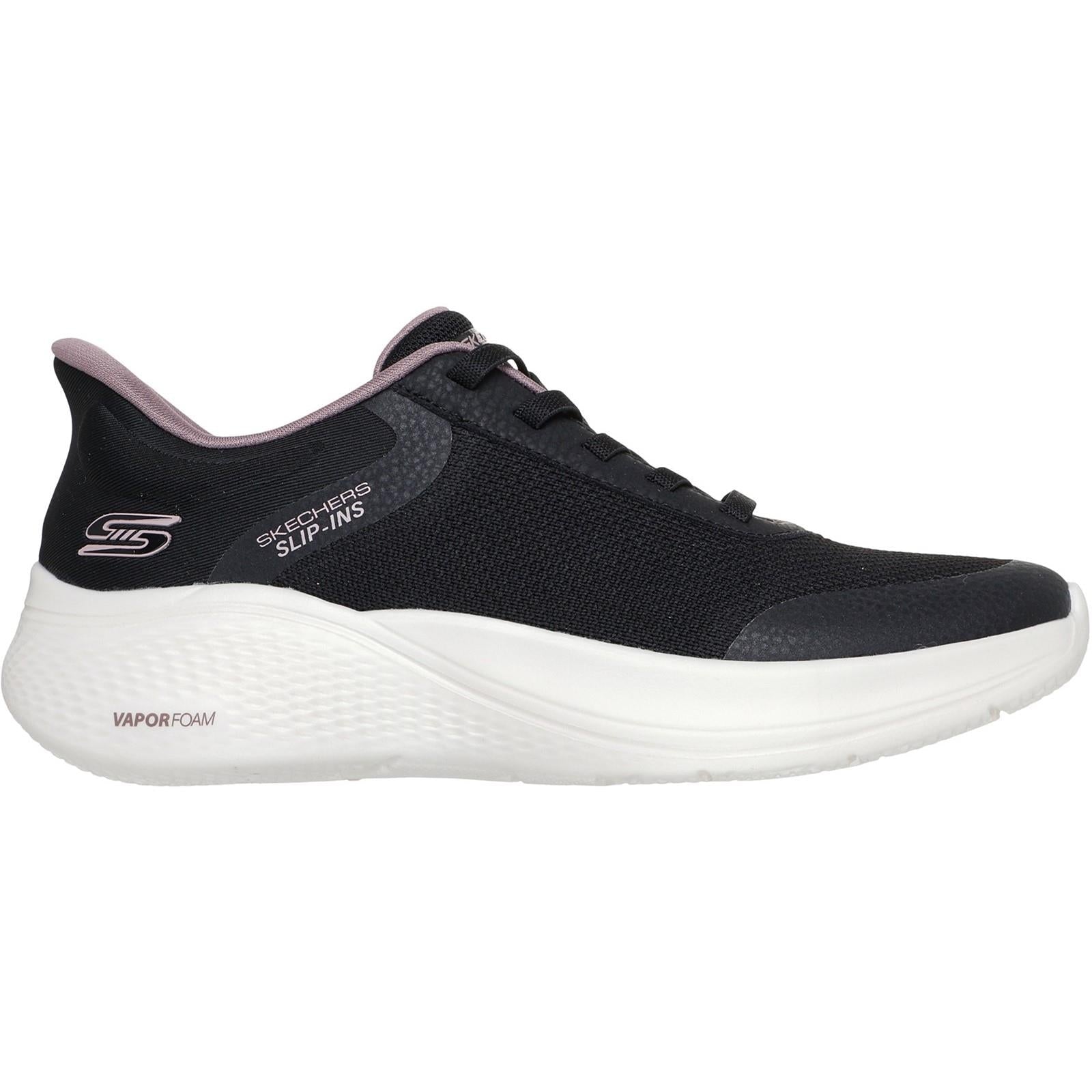 Women's Wide Fit Skechers 117555 Slip-ins Bobs Sport Infinity Vapor Glow Trainers