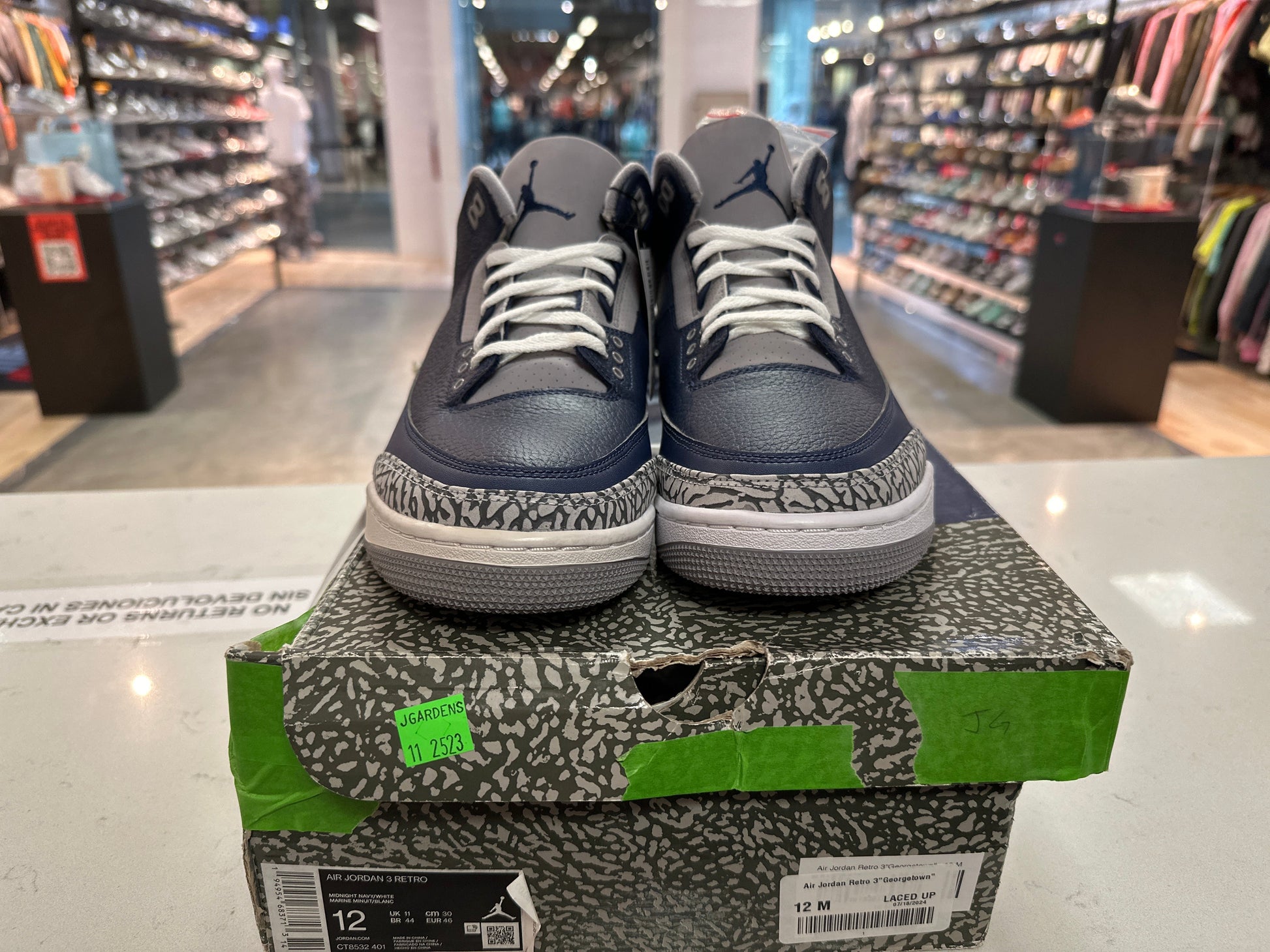 Air Jordan Retro 3"Georgetown" Conditional