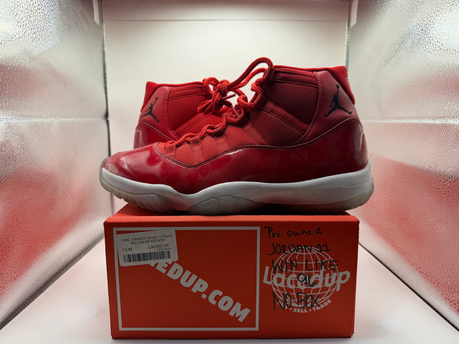 PRE OWNED Jordan 11 Retro Win Like 96 NO BOX
