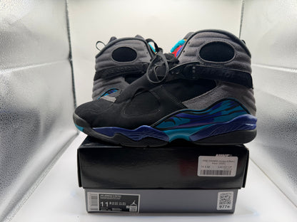 PRE OWNED Jordan 8 Retro Aqua (2025)
