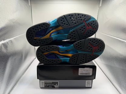 PRE OWNED Jordan 8 Retro Aqua (2025)