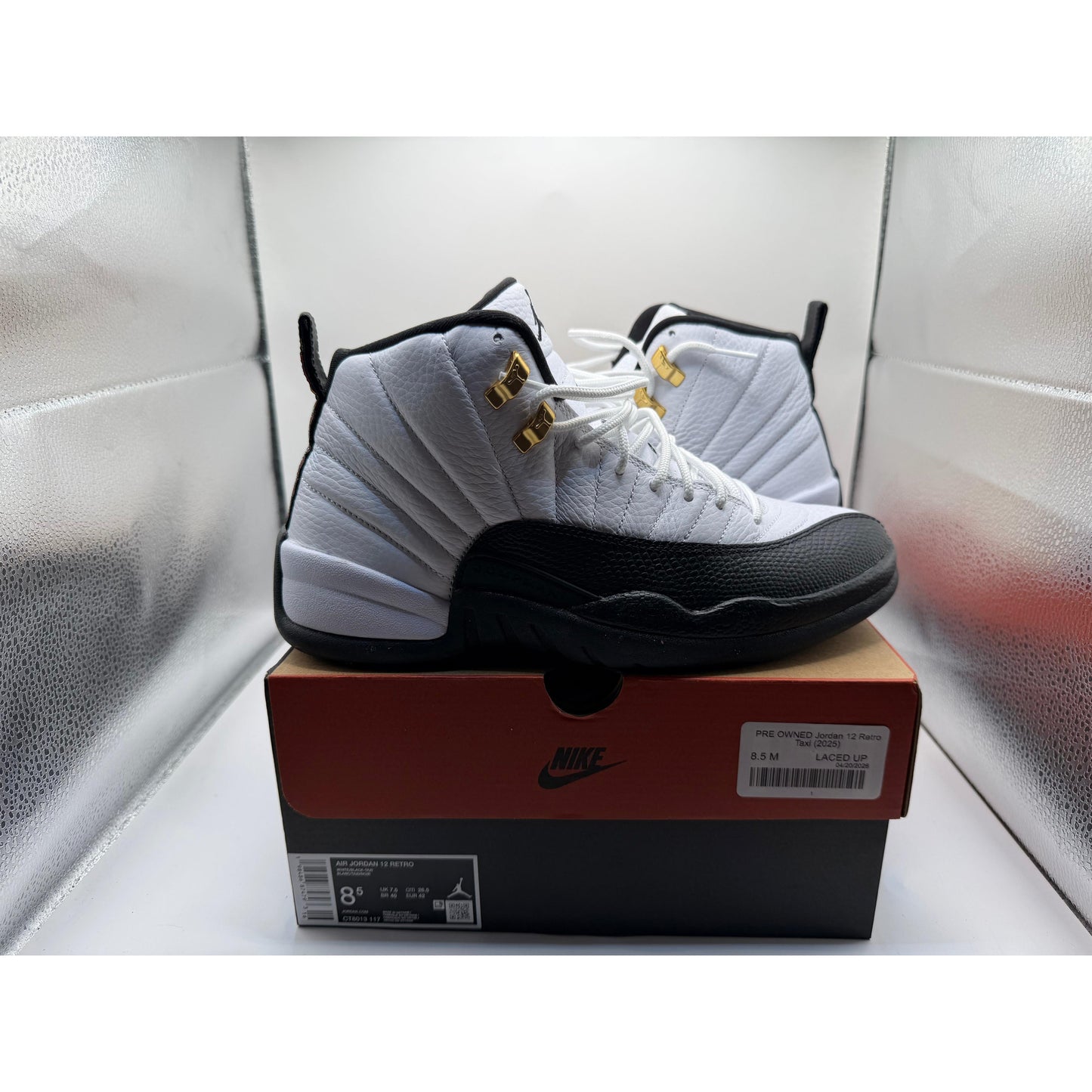 PRE OWNED Jordan 12 Retro Taxi (2025)