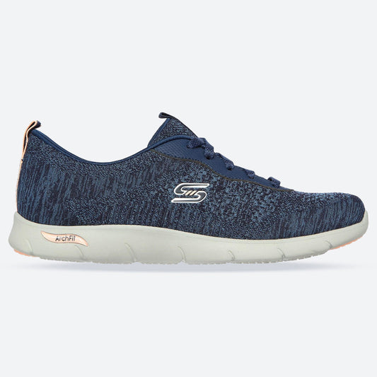 Womens Wide Fit Skechers 104272 Arch Fit Refine Shoes
