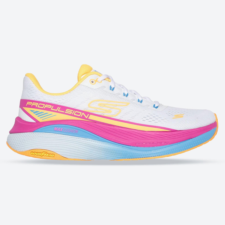 Women's Wide Fit Skechers 128901 Performance Max Cushioning Propulsion Trainers