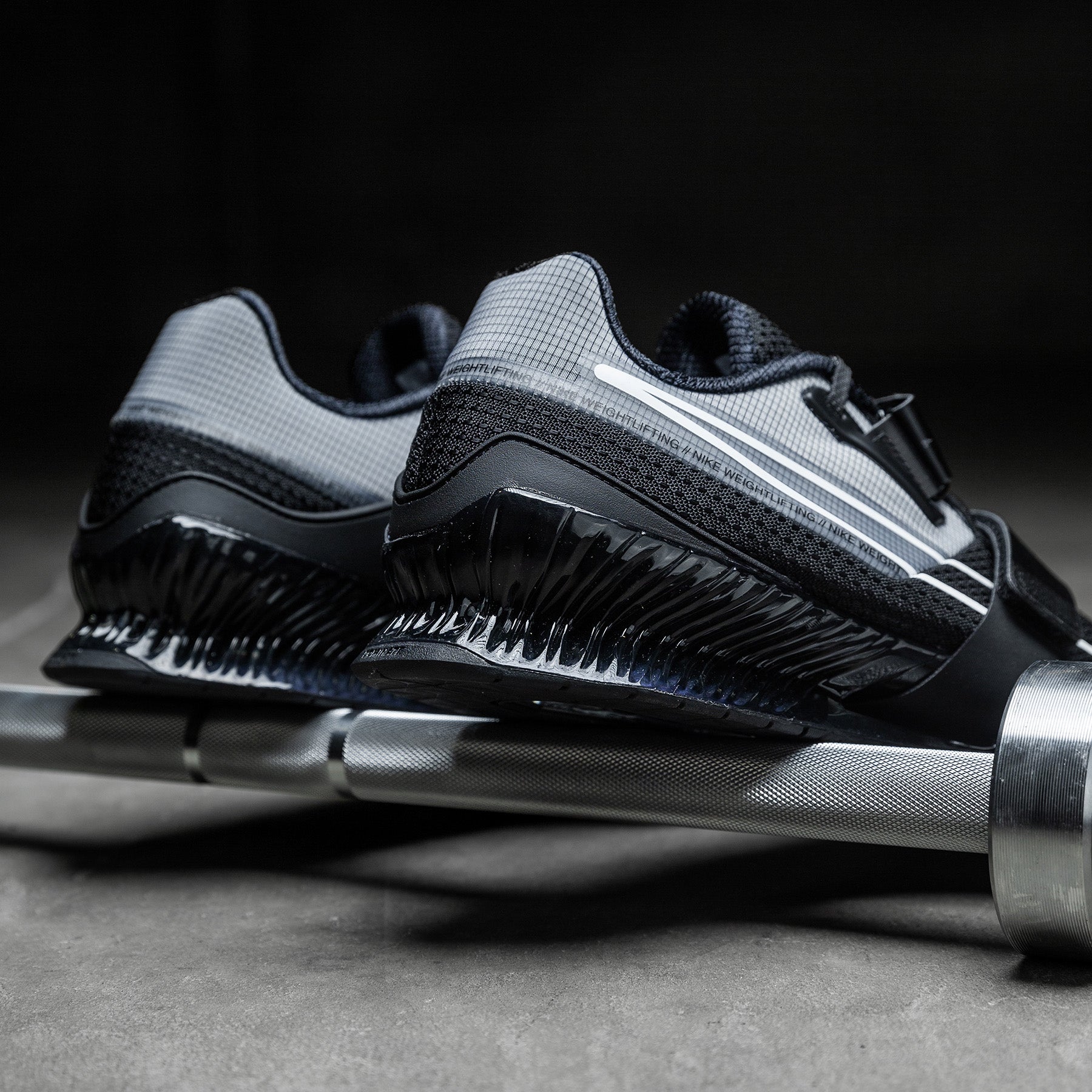 Nike - Romaleos 4 Weightlifting Shoes - BLACK/WHITE-BLACK