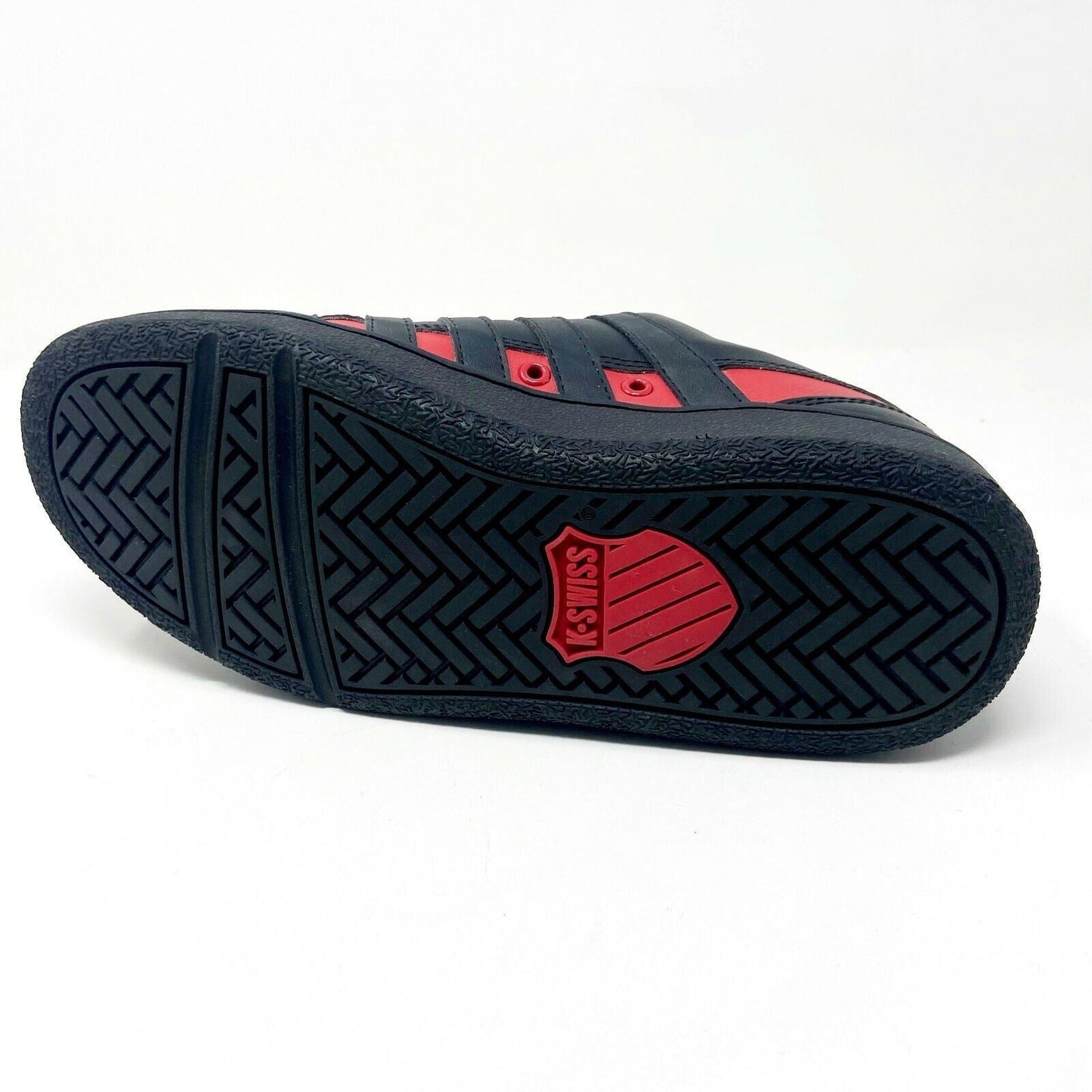 K-Swiss Ramli Black Red Child  Kids Casual Sneakers 8485004