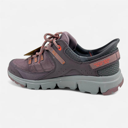 Skechers Summits AT Burgundy Multicolor Womens Athletic Slip Ins Sneaker