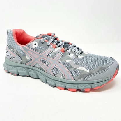 Asics Gel-Scream 4 Stone Gray Pink Womens Running Shoes 1012A039 021