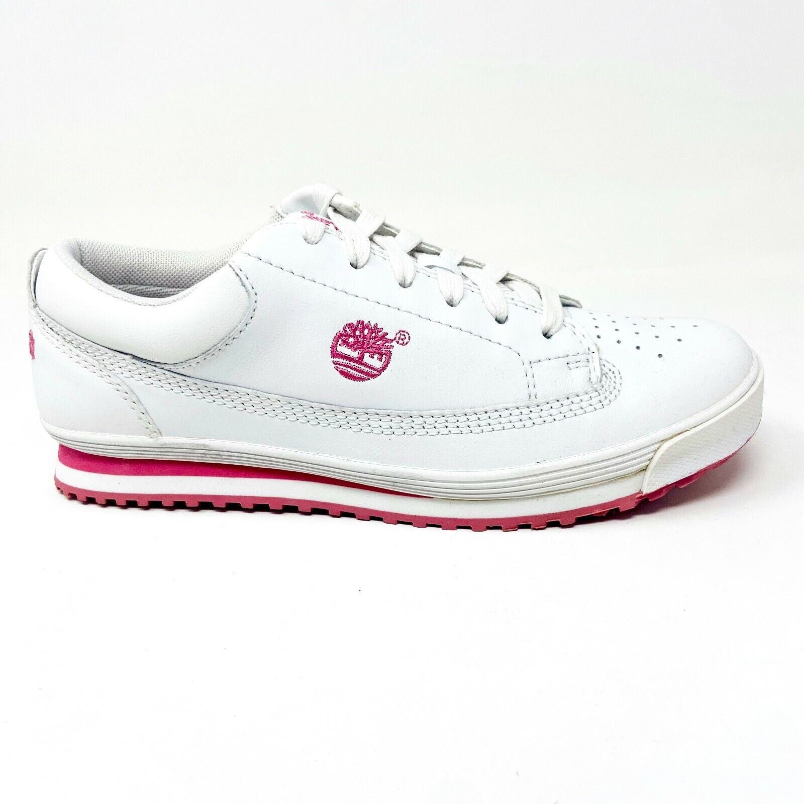 Timberland Timbercourt White Leather Womens Casual Sneakers 18383