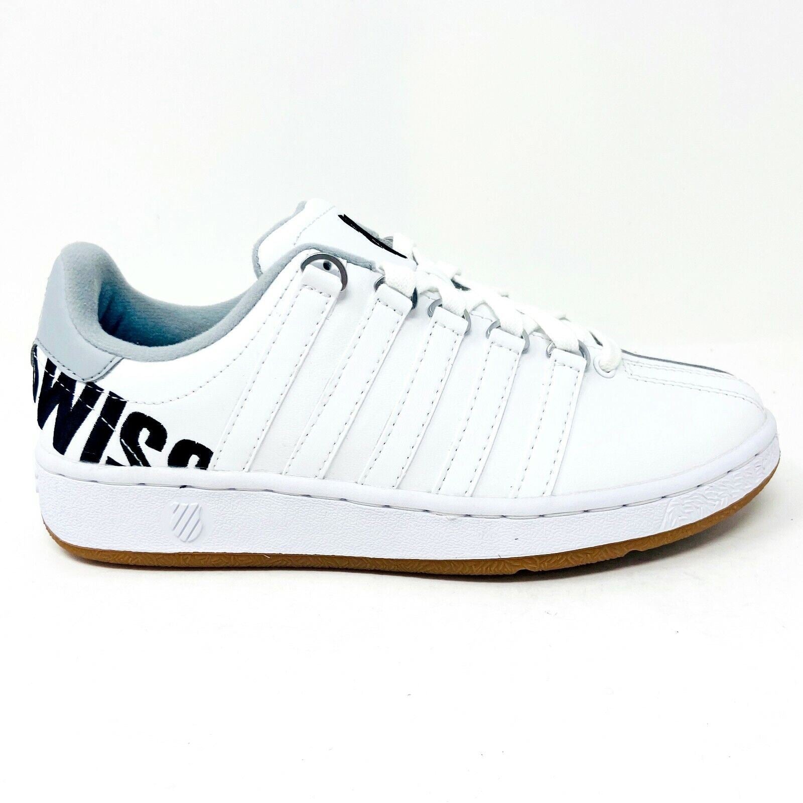 K-Swiss Classic VN White Black Gum Womens Casual Shoes 96393 168