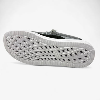 Hey Dude Wally H2O Mix Galaxy Gray Mens Casual Loafer