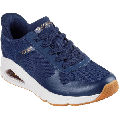 Women's Wide Fit Skechers 177116 Slip-ins Tres Air Uno Easy Steppers Trainers