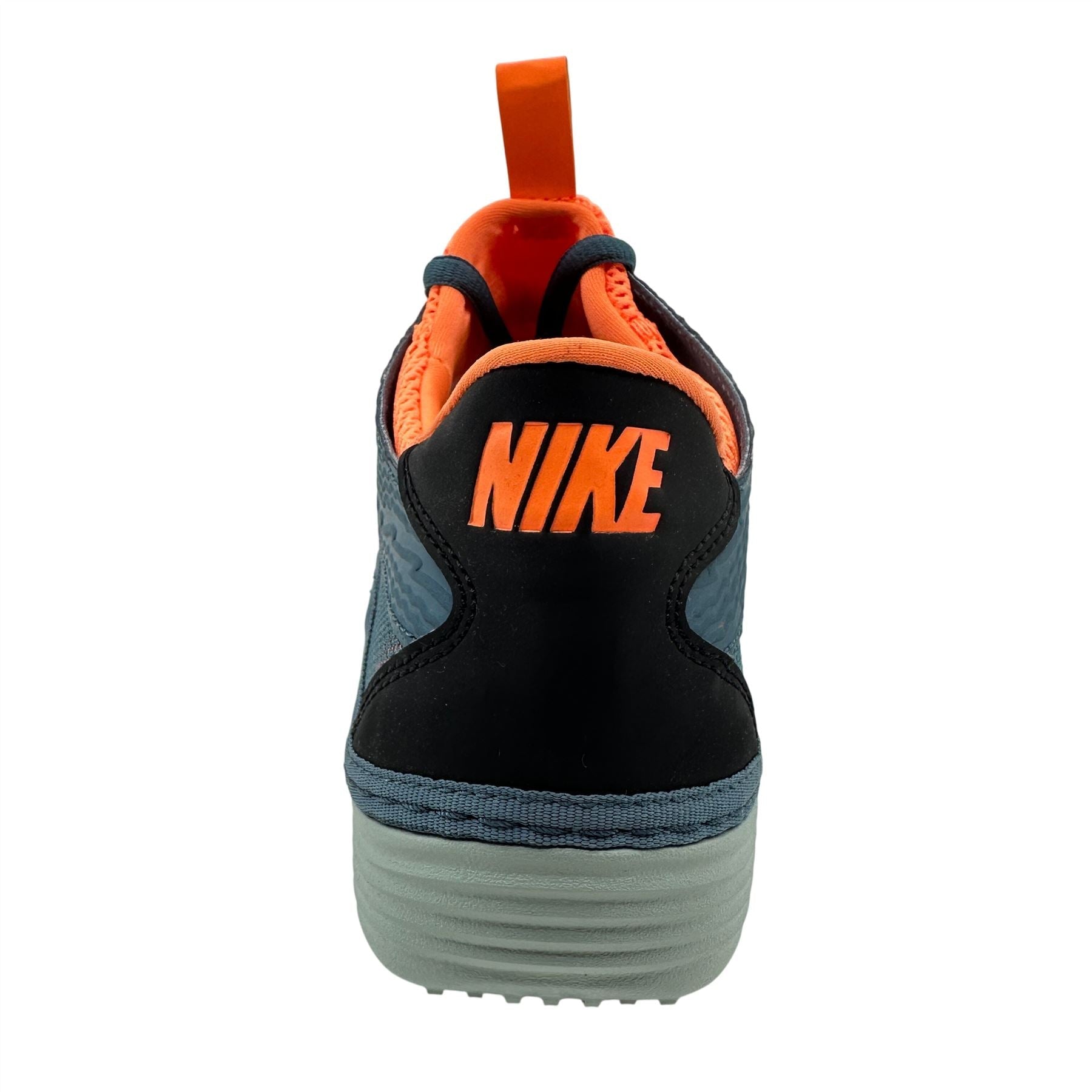 Nike Solarsoft Moccasin Night Fall Atomic Orange Black Mens Athletic Sneaker