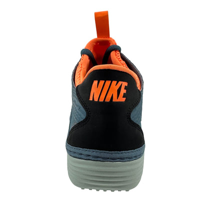 Nike Solarsoft Moccasin Night Fall Atomic Orange Black Mens Athletic Sneaker