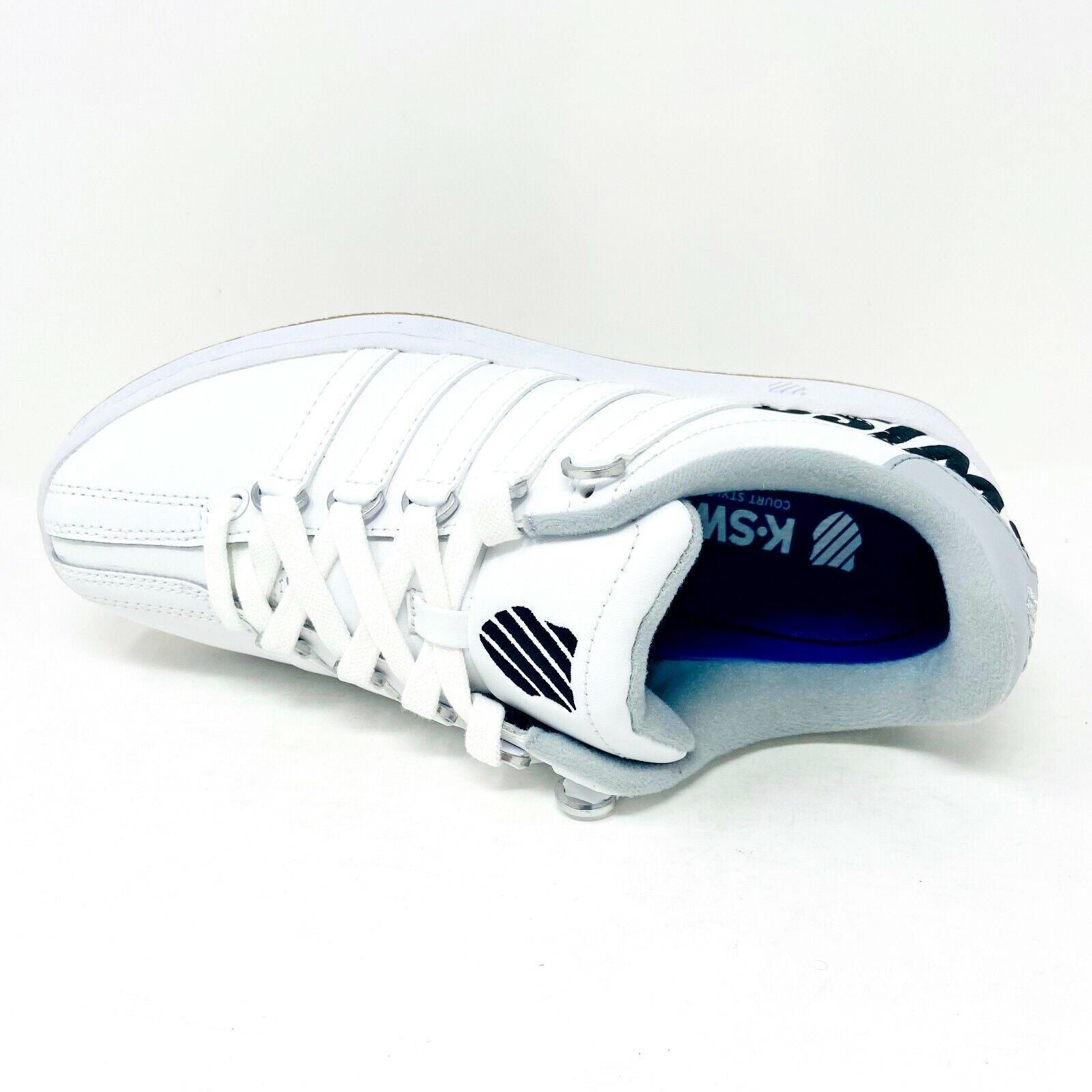 K-Swiss Classic VN White Black Gum Womens Casual Shoes 96393 168