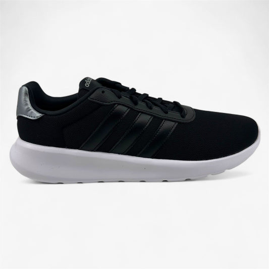 Adidas Lite Racer 3.0 Black White Womens Athletic Sneaker
