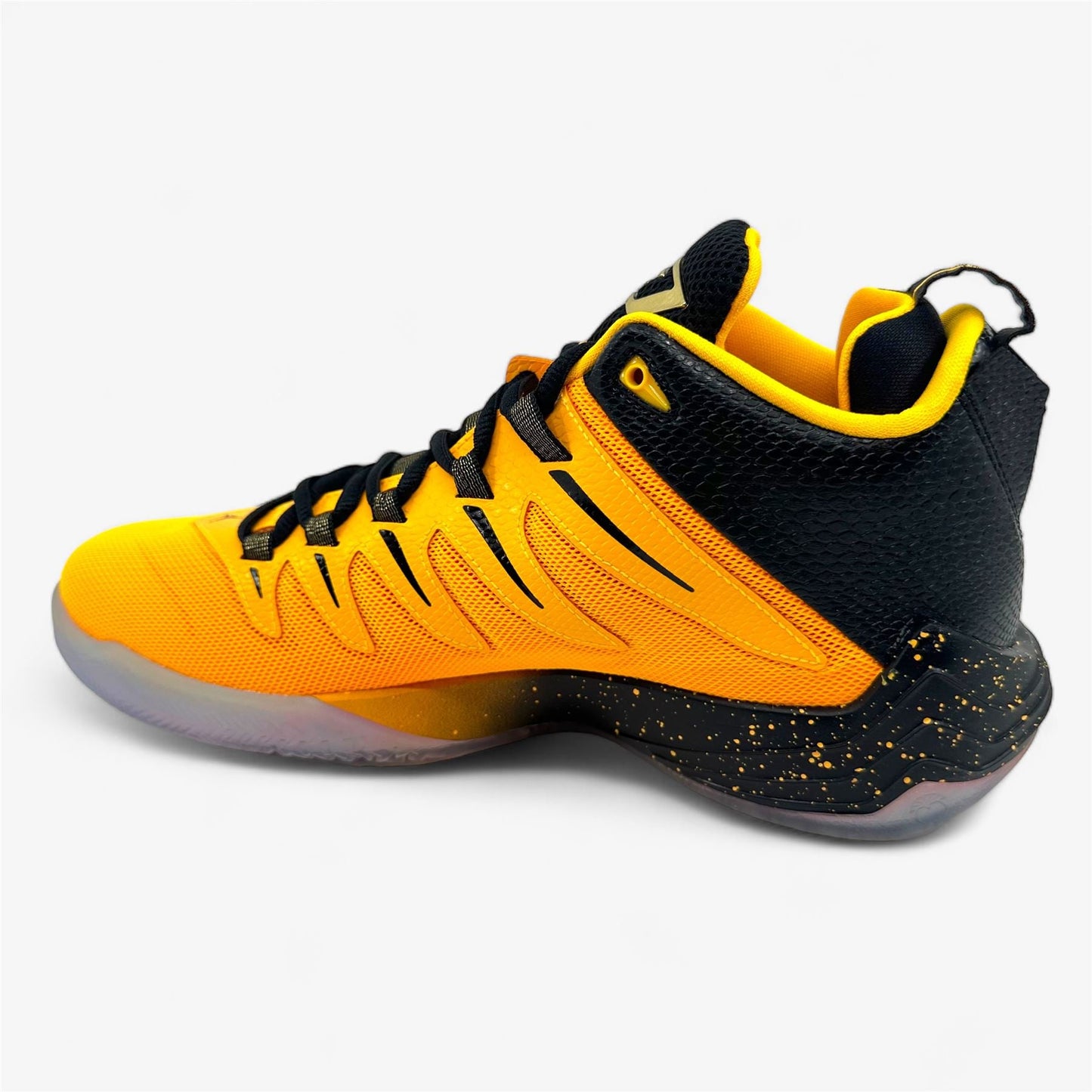 Jordan CP3.IX Black Metallic Gold Laser Orange Infrared Mens Athletic Sneaker