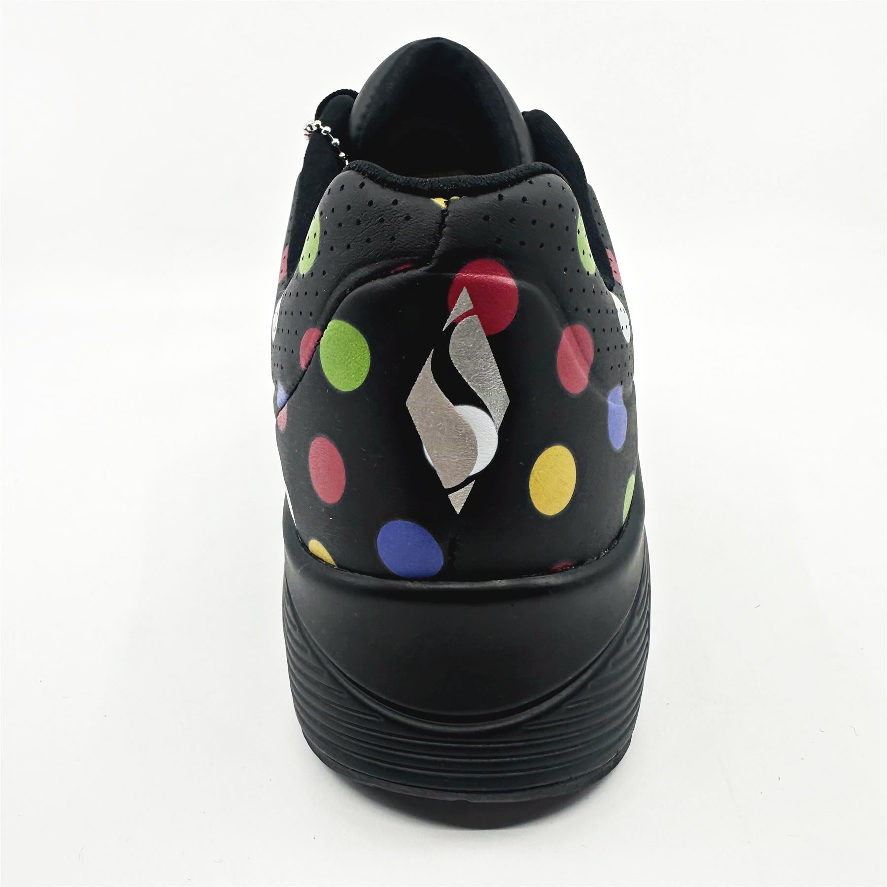 Skechers Uno Splatted Air Black Multi Womens Athletic Sneakers