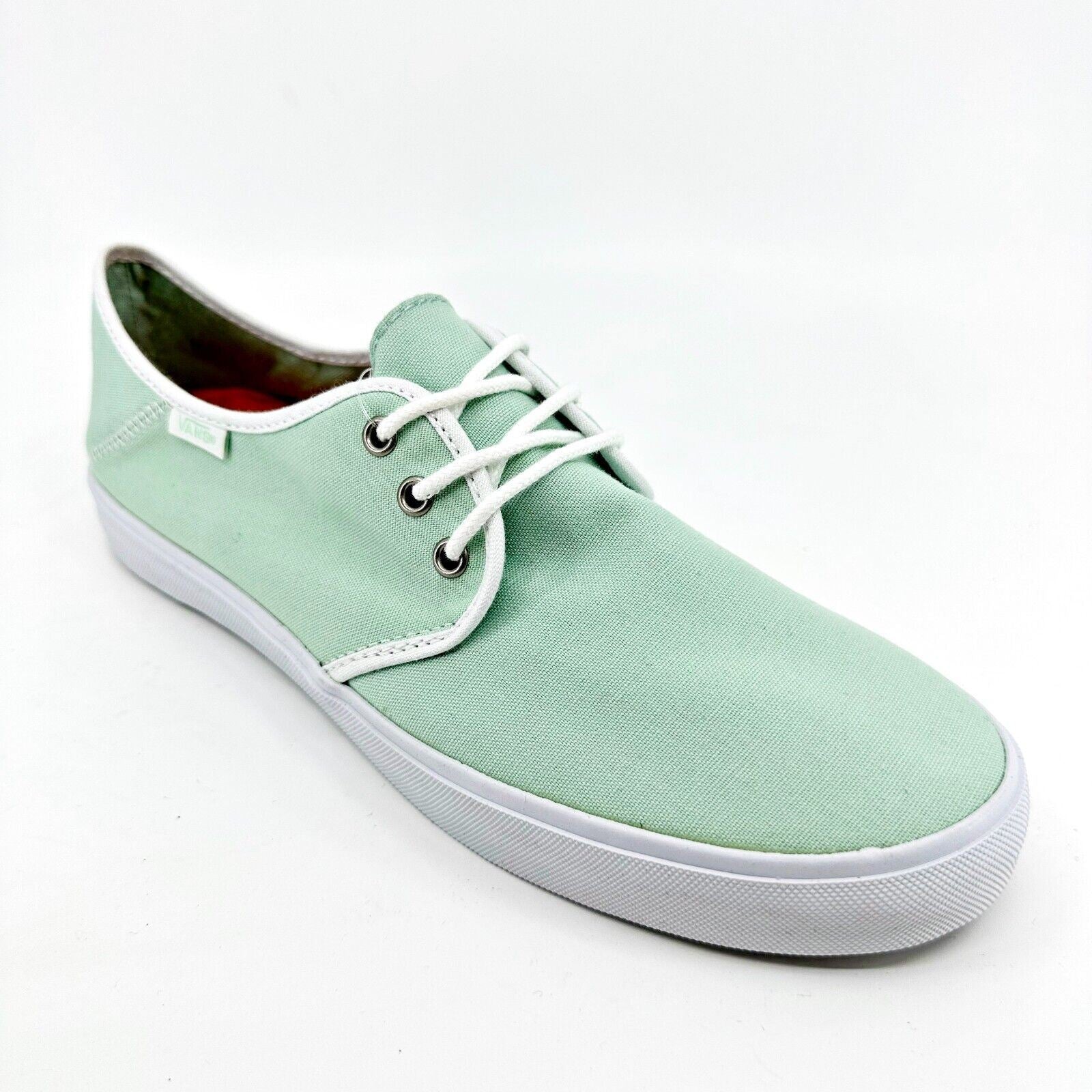 VANS Tazie SF Gossamer Green White Sneakers Womens Size 9.5