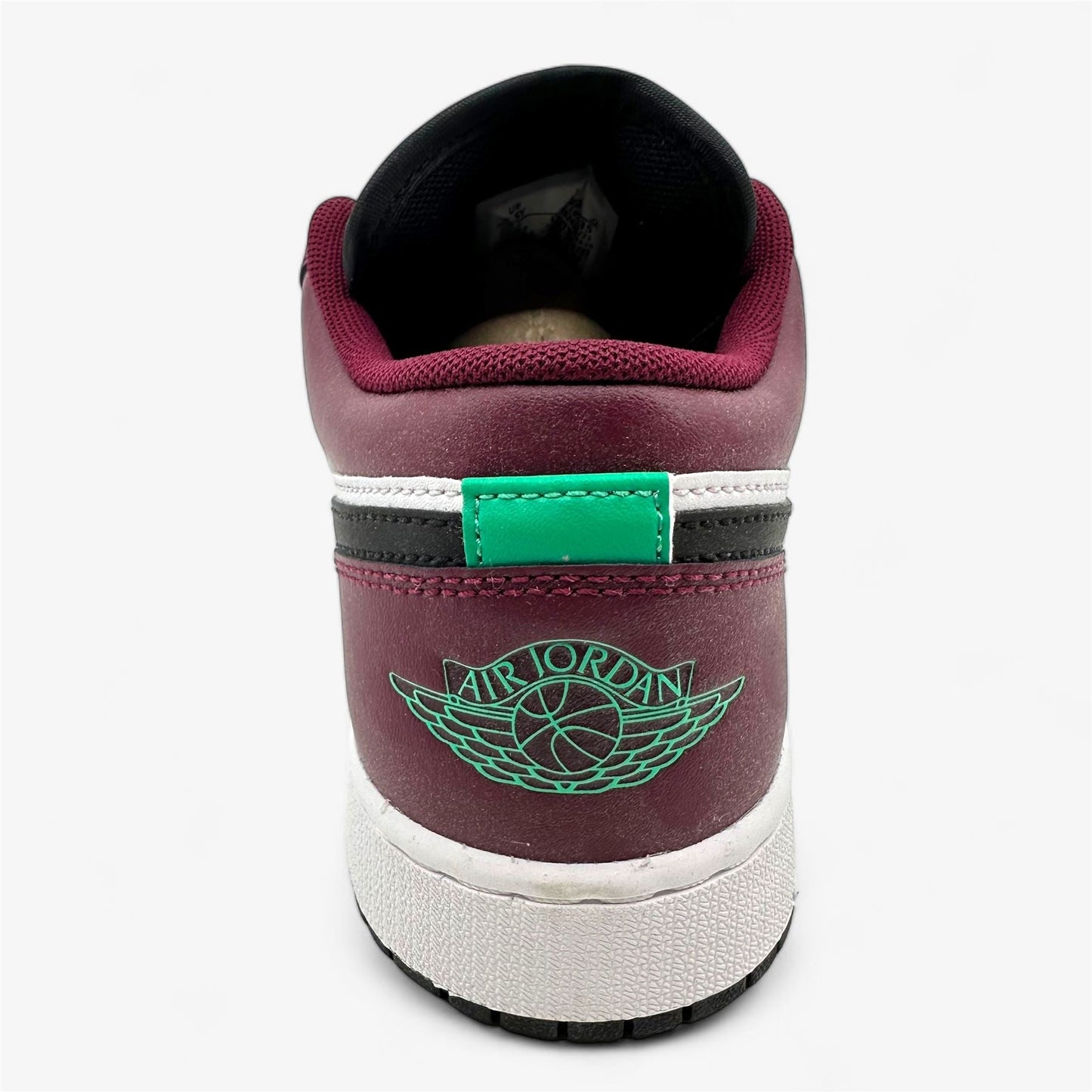 Jordan Air Jordan 1 Low SE (GS) Dark Beetroot Black Roma Green Kids Size 3.5 Sneaker