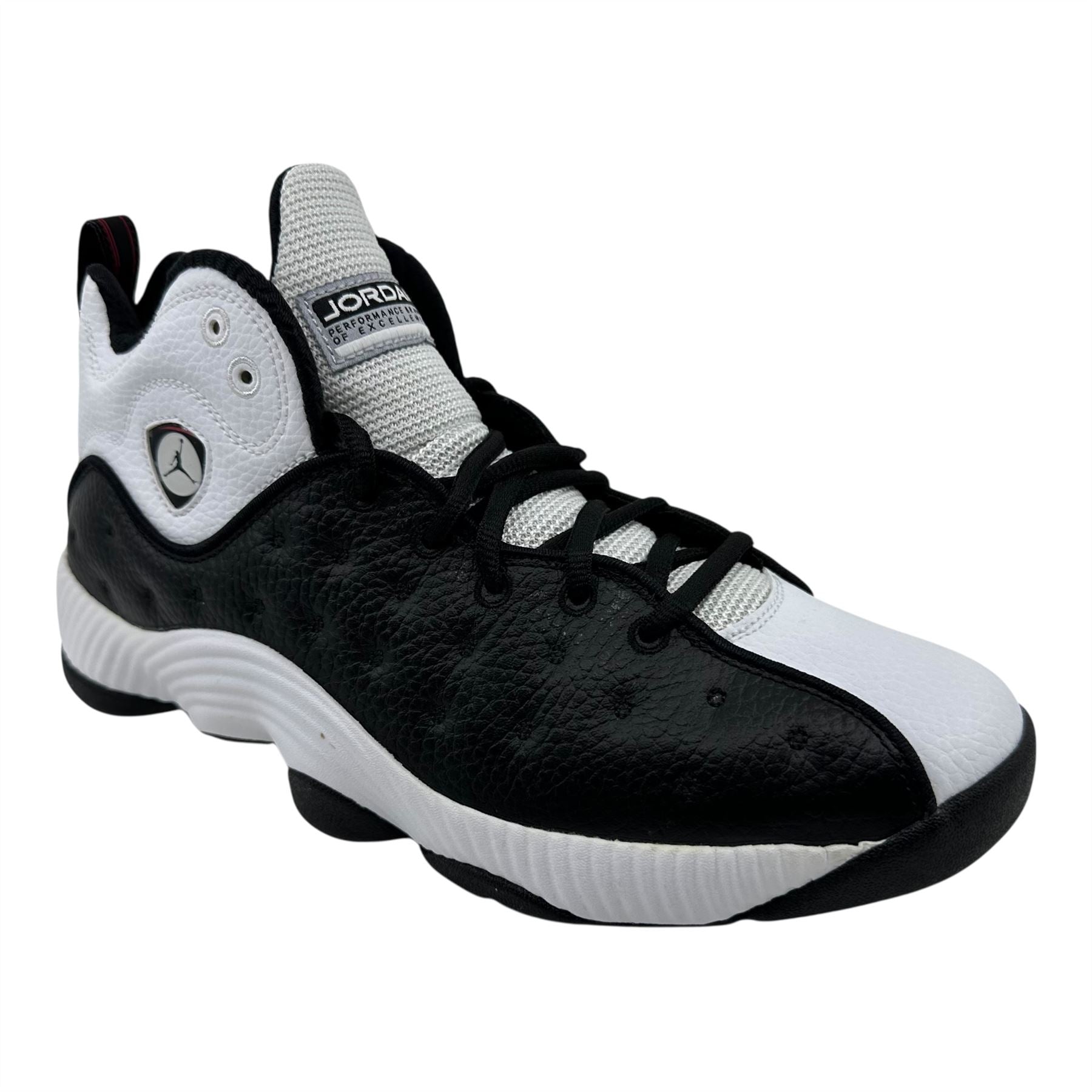 Jordan Jumpman Team II Black White Varsity Red Mens Athletic Sneaker
