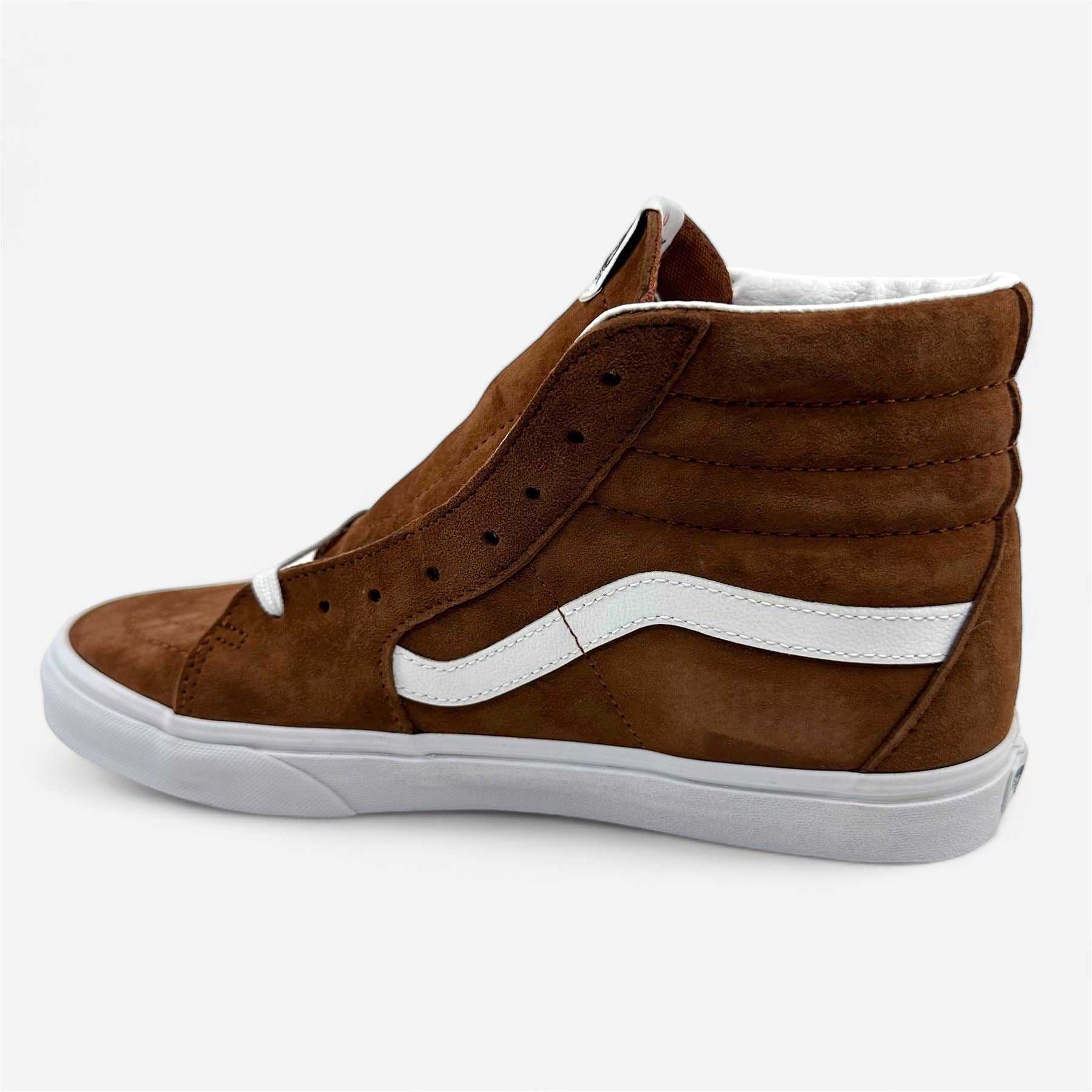 VANS Sk8 Hi Pig Suede Tortoise Shell Mens Athletic Sneaker