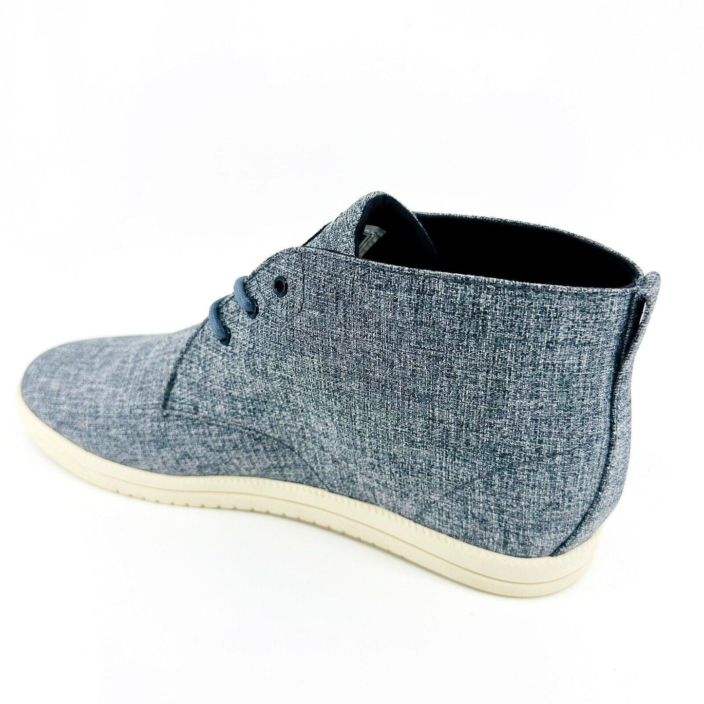 Clae Strayhorn Textile Navy Chambray Mens Casual Premium Sneakers