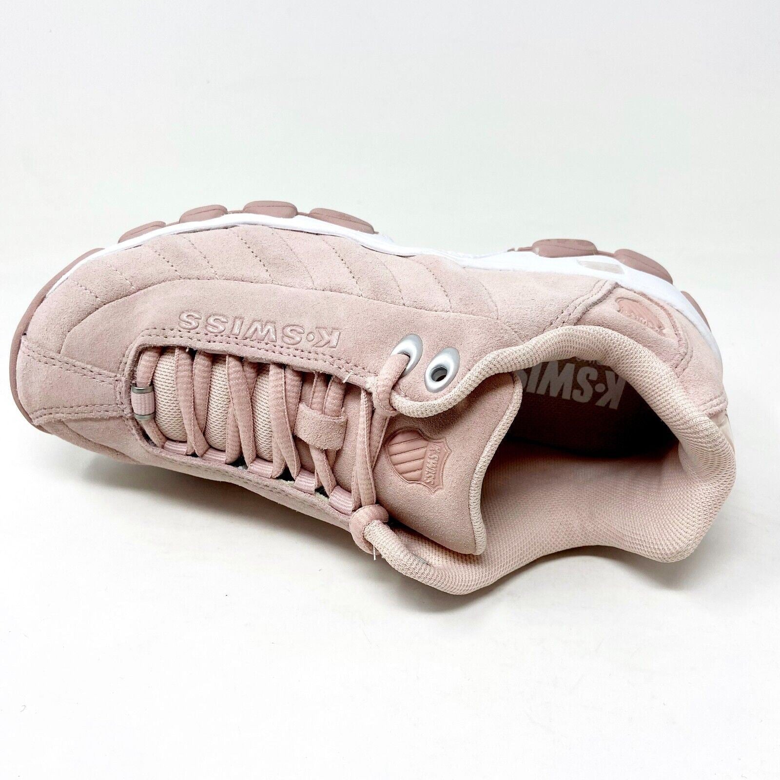 K-Swiss ST329 Suede Peach Rose Womens Size 5 Casual Sneakers 97421 686