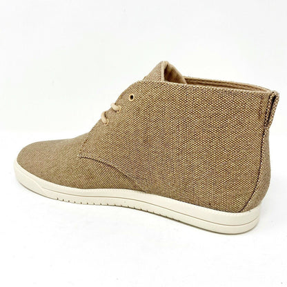 Clae Strayhorn Textile Tan Hemp Canvas Mens Size 7 Premium Sneakers