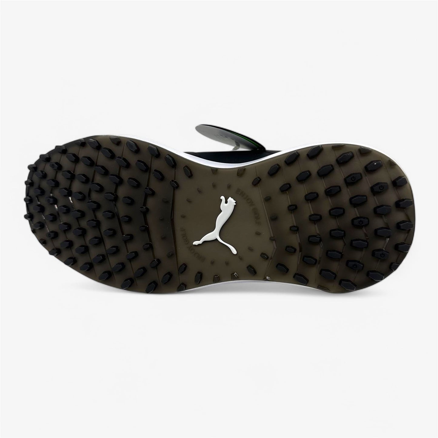 PUMA Ignite Elevate Disc Black Silver Mens Waterproof Golf Shoes