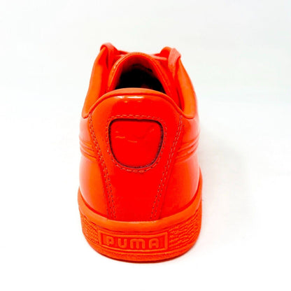 Puma Basket Classic Patent Emboss Red Blast Mens Casual Shoes 362035 01