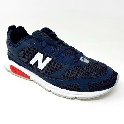 New Balance X-Racer Navy White Red Abzorb Mens Atheltic Sneakers MSXRCJL