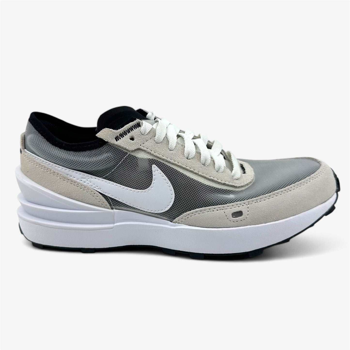 Nike Waffle One GS Summit White Black Kids Size 5 Athletic Sneaker