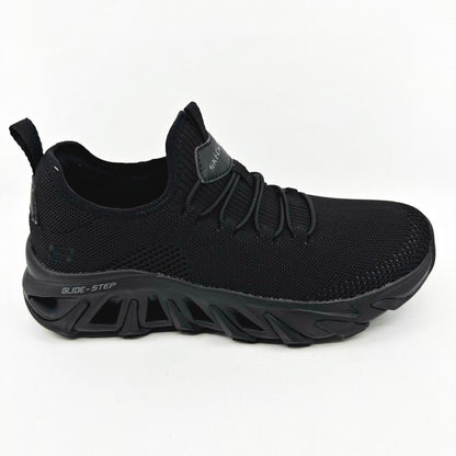 Skechers Streetwear Flex Conway Lawler Black Mens Glide Step Sneakers