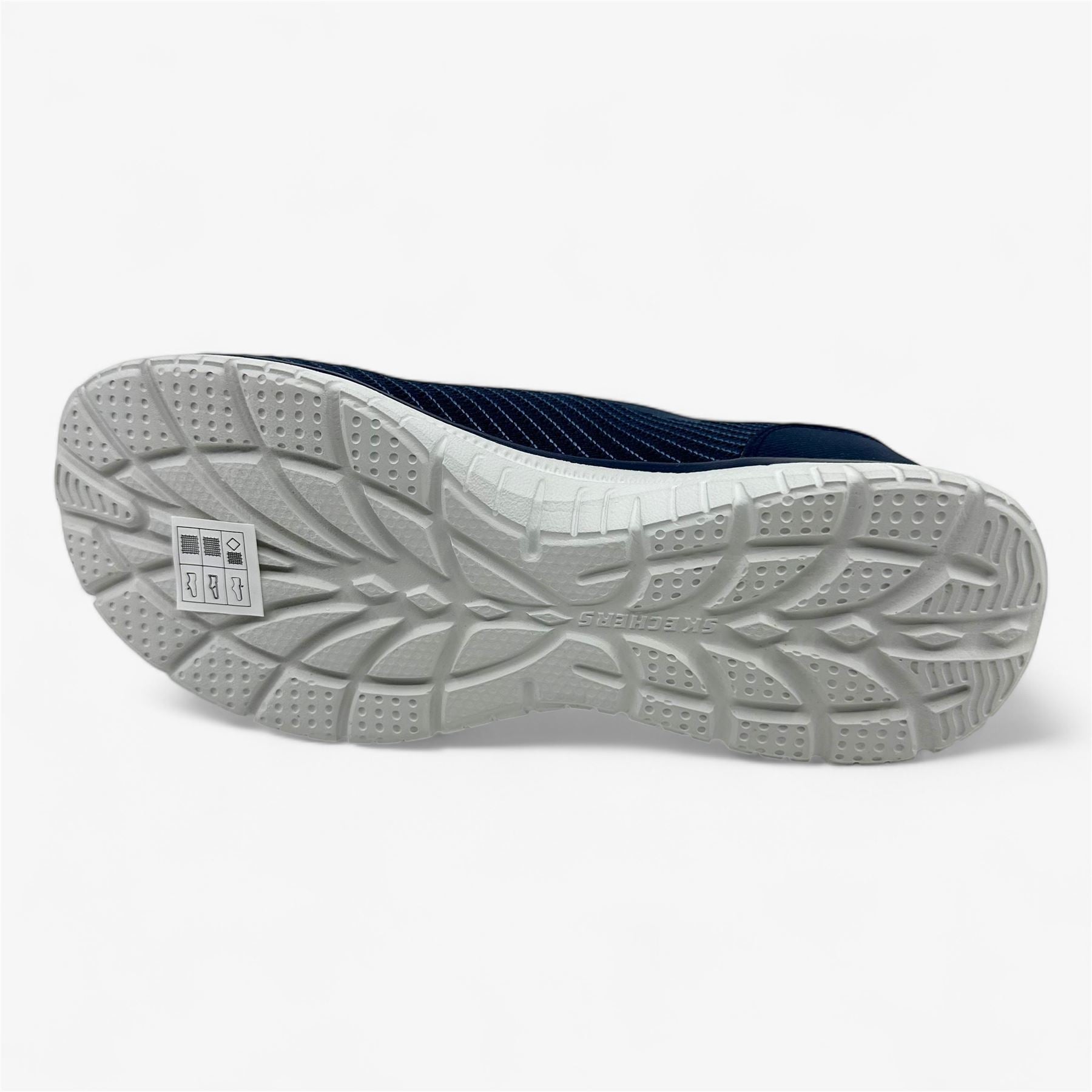 Skechers Virtue Twilight Navy Blue Womens Athletic Sneaker