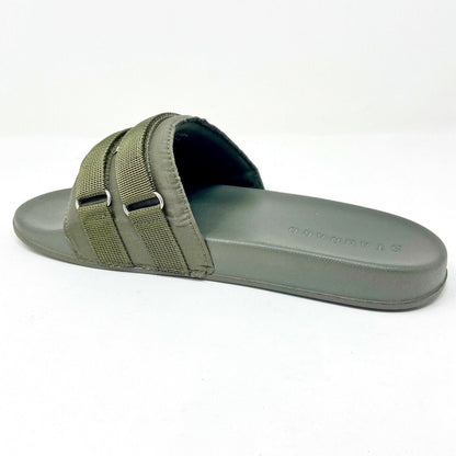 STNDRD Standard Los Angeles Monaco Double Strap Olive Mens Slide Sandals