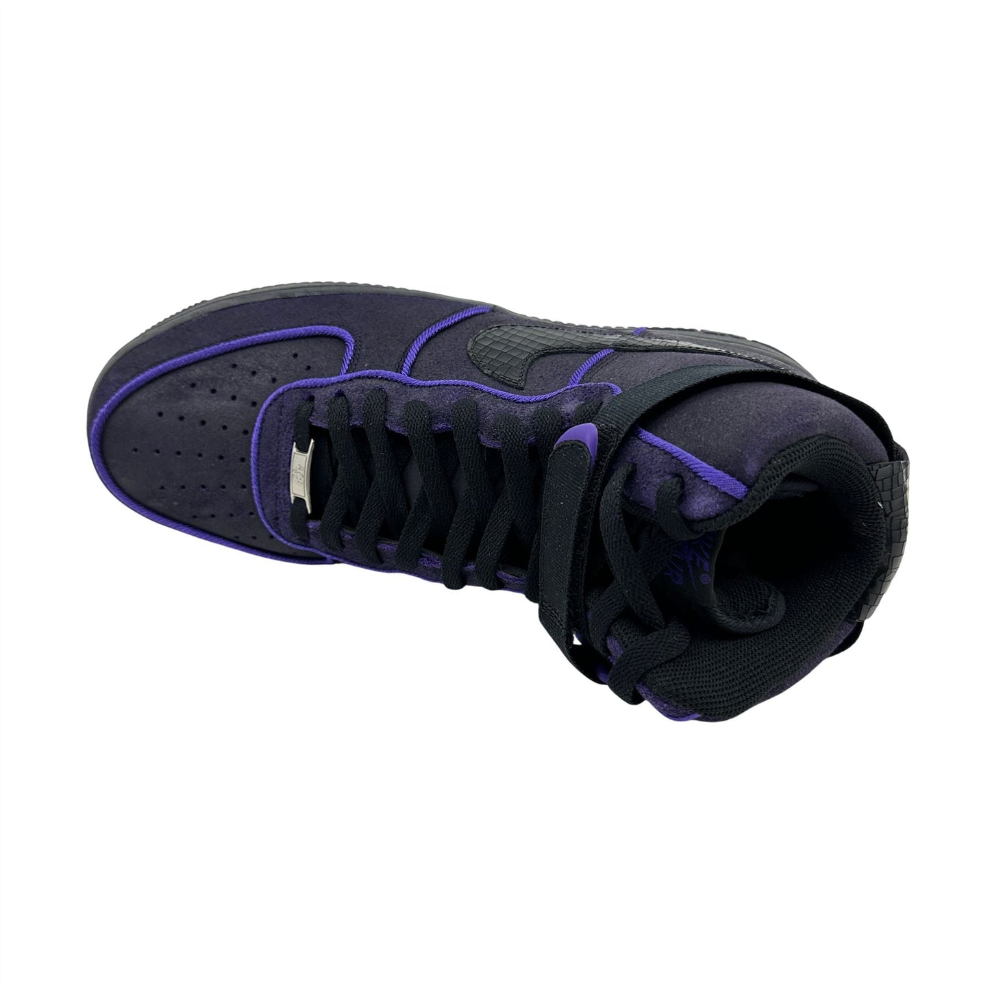 Nike Air Force 1 High '07 Black Court Purple Mens Athletic Sneaker