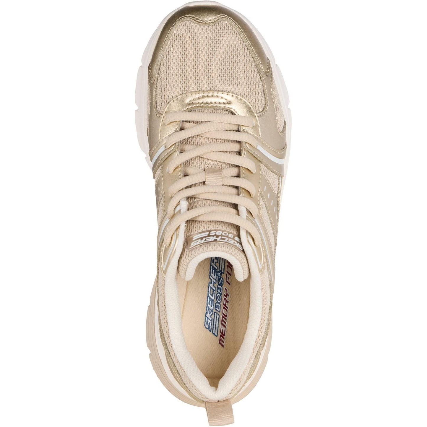 Women's Wide Fit Skechers 117770 Bobs Vamos Trainers