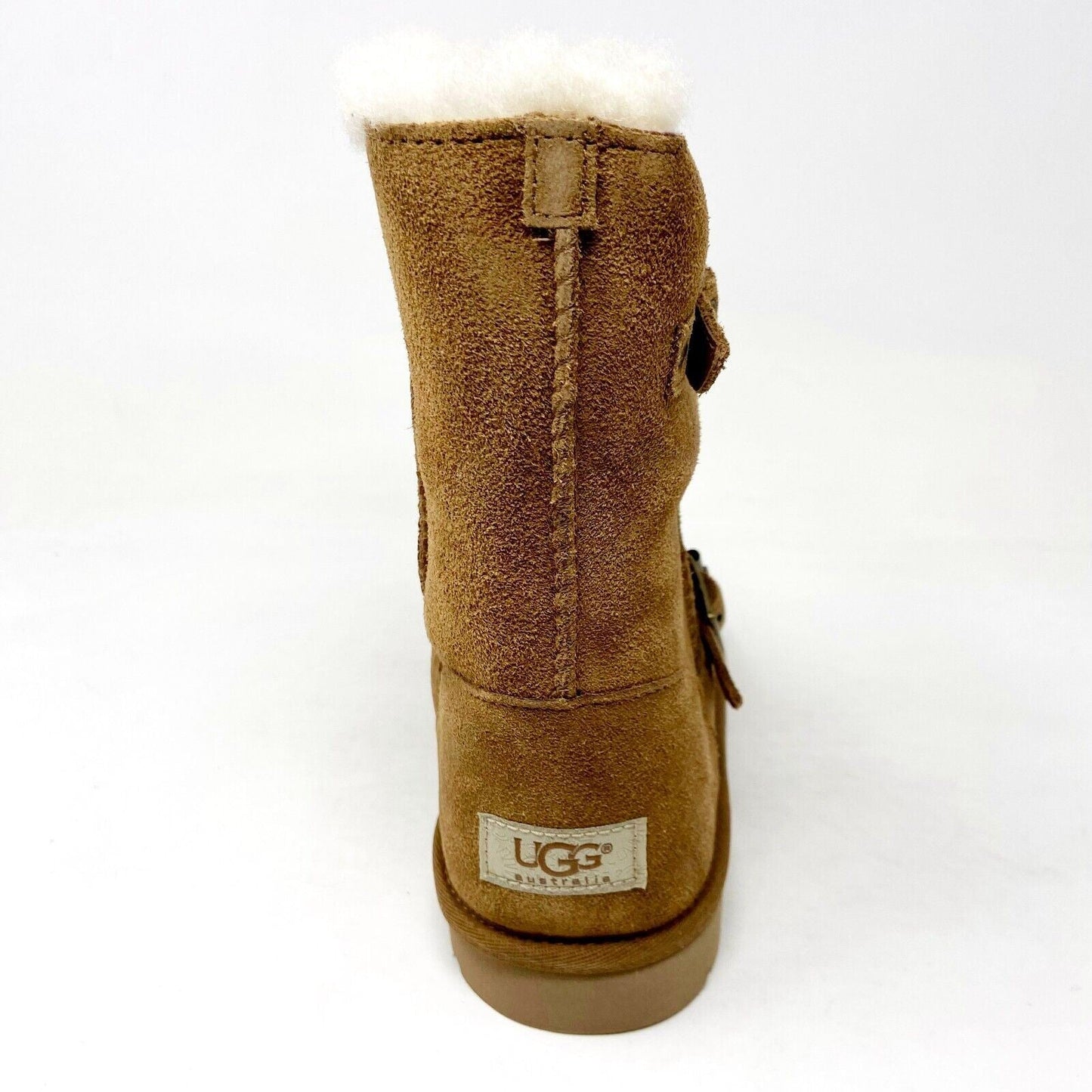 UGG Adrianna Chestnut Brown Kids Girls Winter Shearling Boots 1003196K