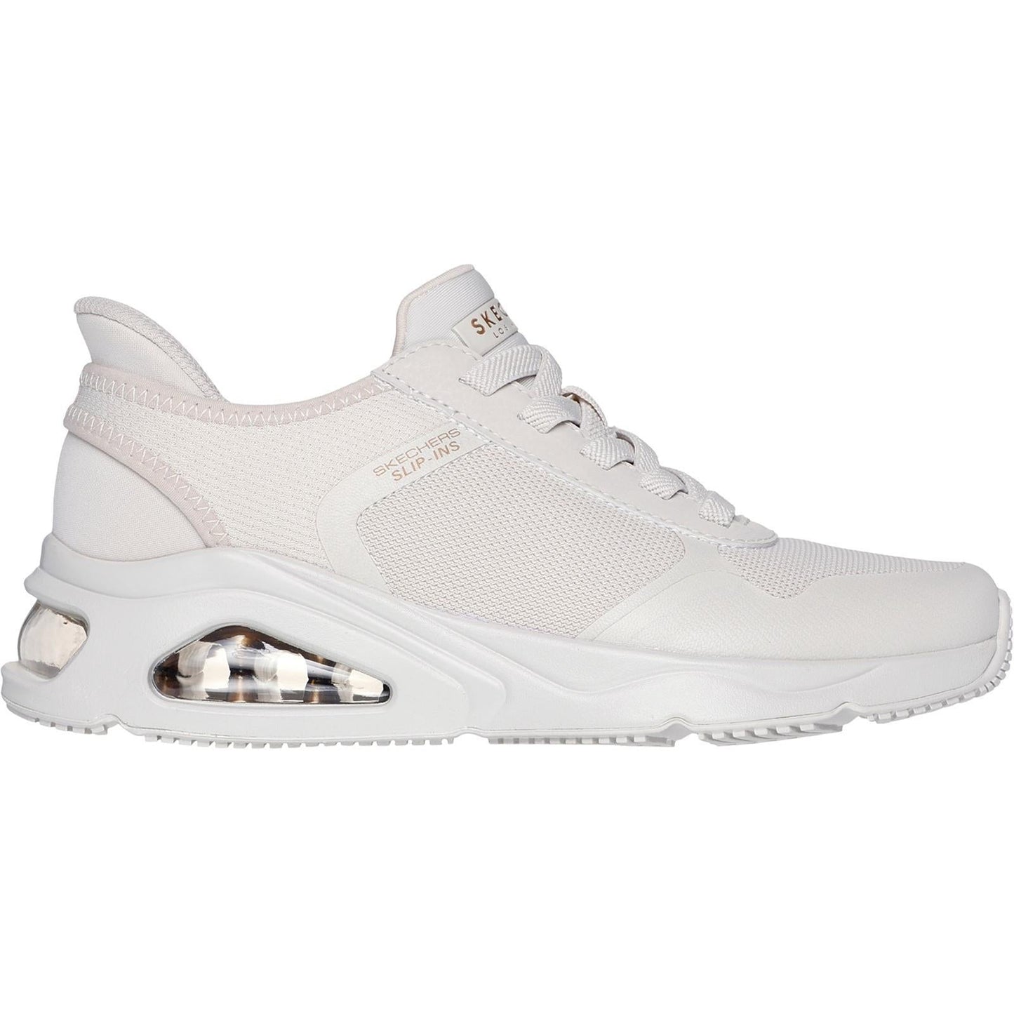 Women's Wide Fit Skechers 177116 Slip-ins Tres Air Uno Easy Steppers Trainers